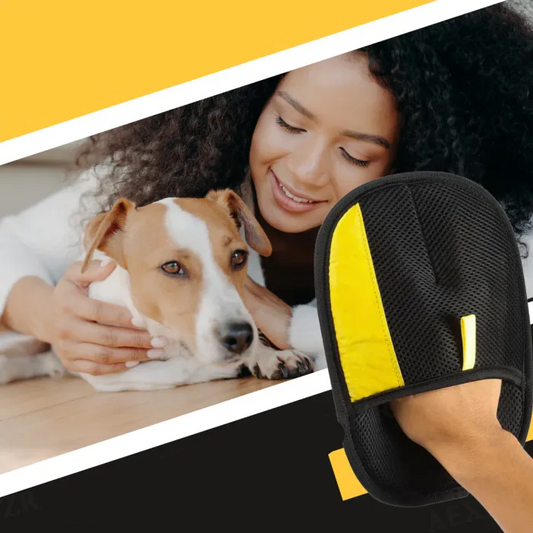 כפפה לניקוי שיער חיות מחמד - LeayRox